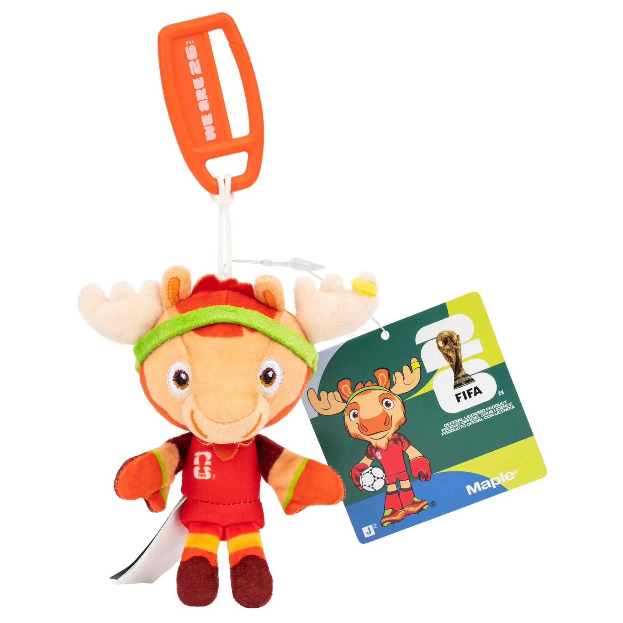 2026 World Cup 4" Plush Canada Mascot Keychain - Image 3