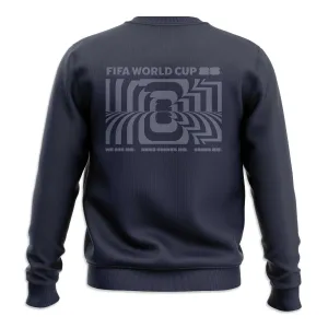 Alternative view of 2026 World Cup Amplified Navy Crew Sweatshirt - Unisex