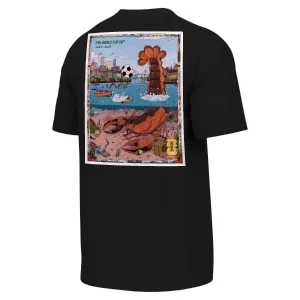 Alternative view of 2026 World Cup Boston Poster Black T-Shirt - Unisex