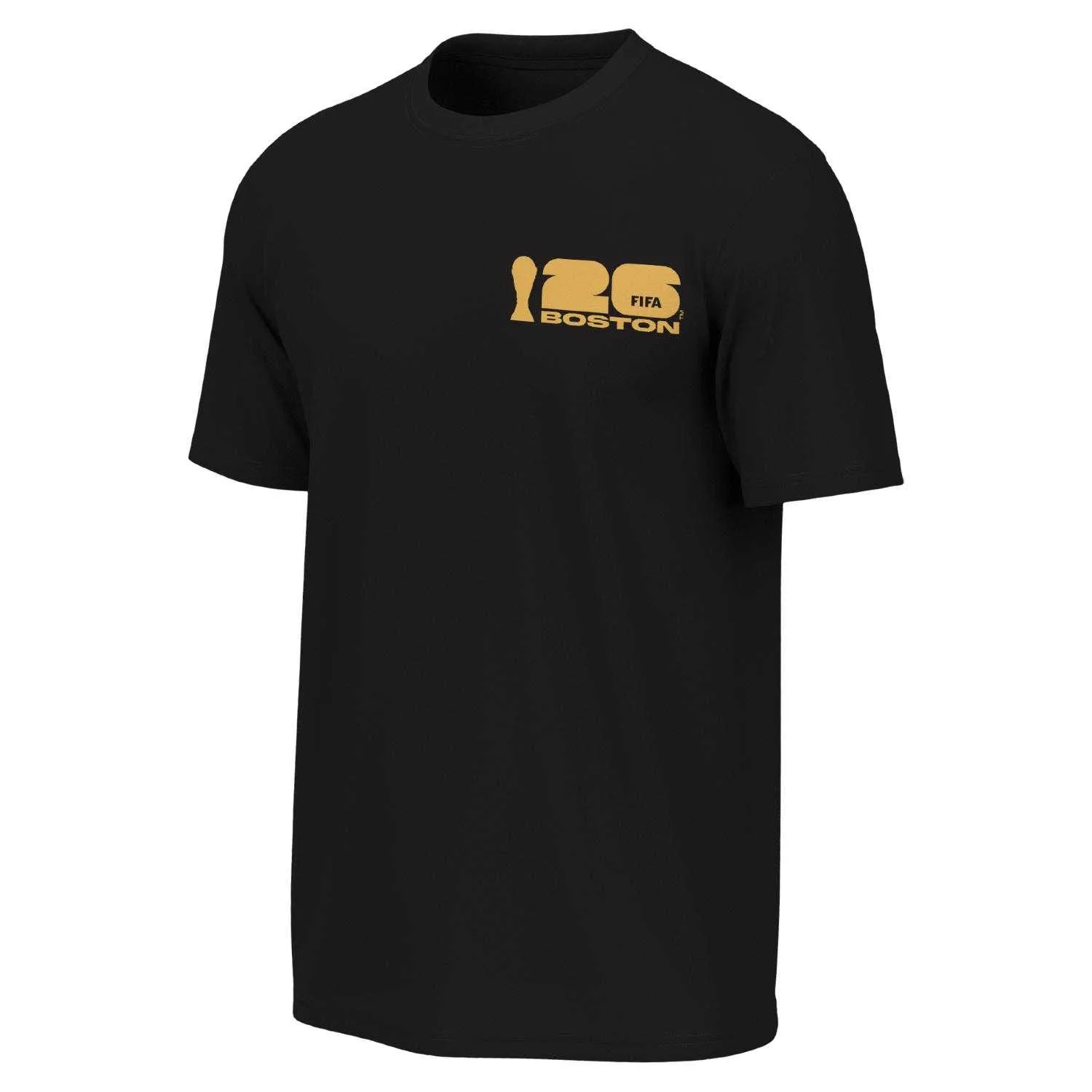2026 World Cup Boston Poster Black T-Shirt - Unisex - Image 3