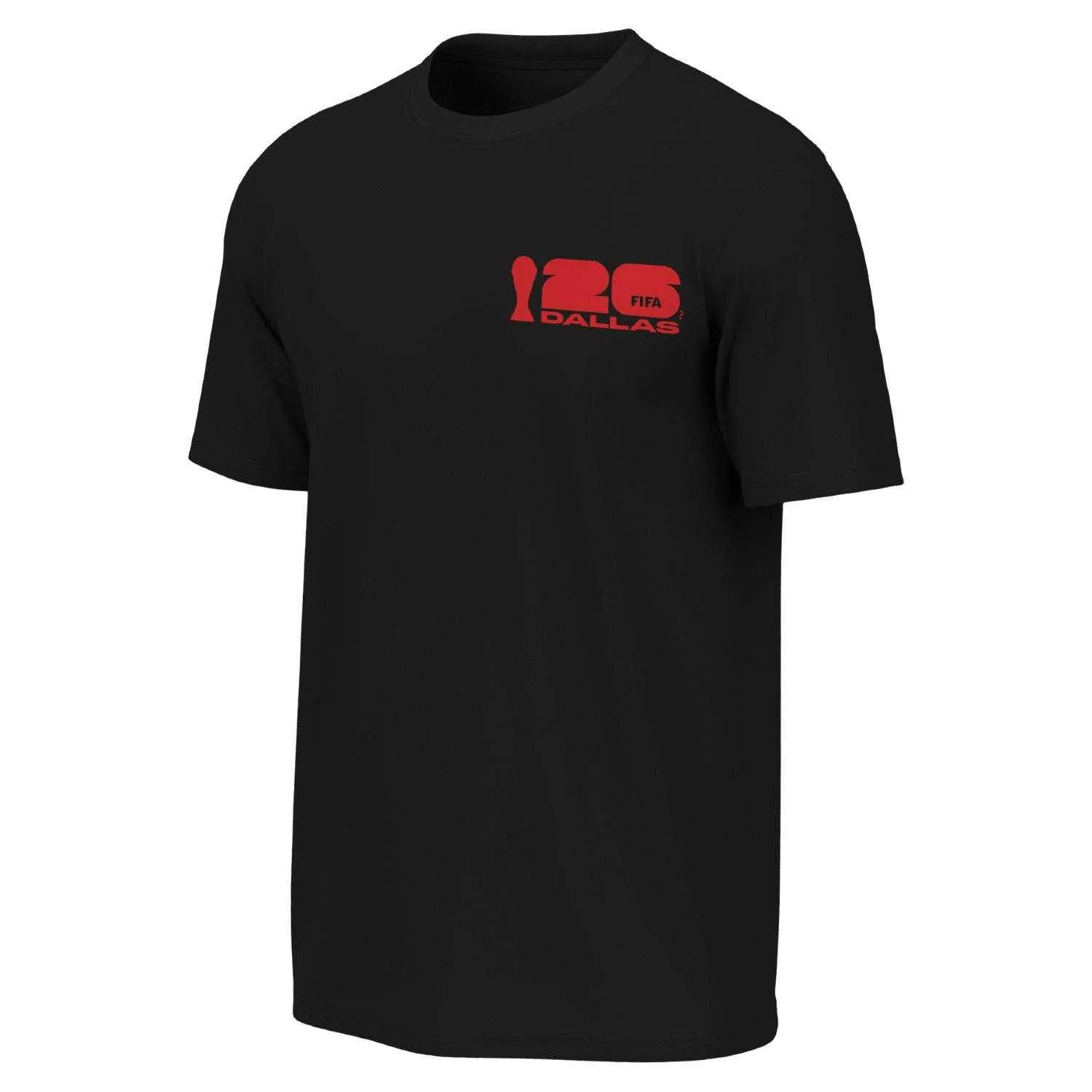 2026 World Cup Dallas Poster Black T-Shirt - Unisex - Image 3
