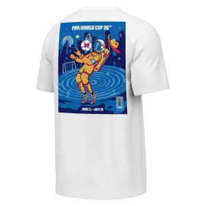 Alternative view of 2026 World Cup Houston Poster White T-Shirt - Unisex