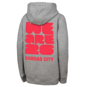 Alternative view of 2026 World Cup Kansas City Grey Hoodie - Unisex