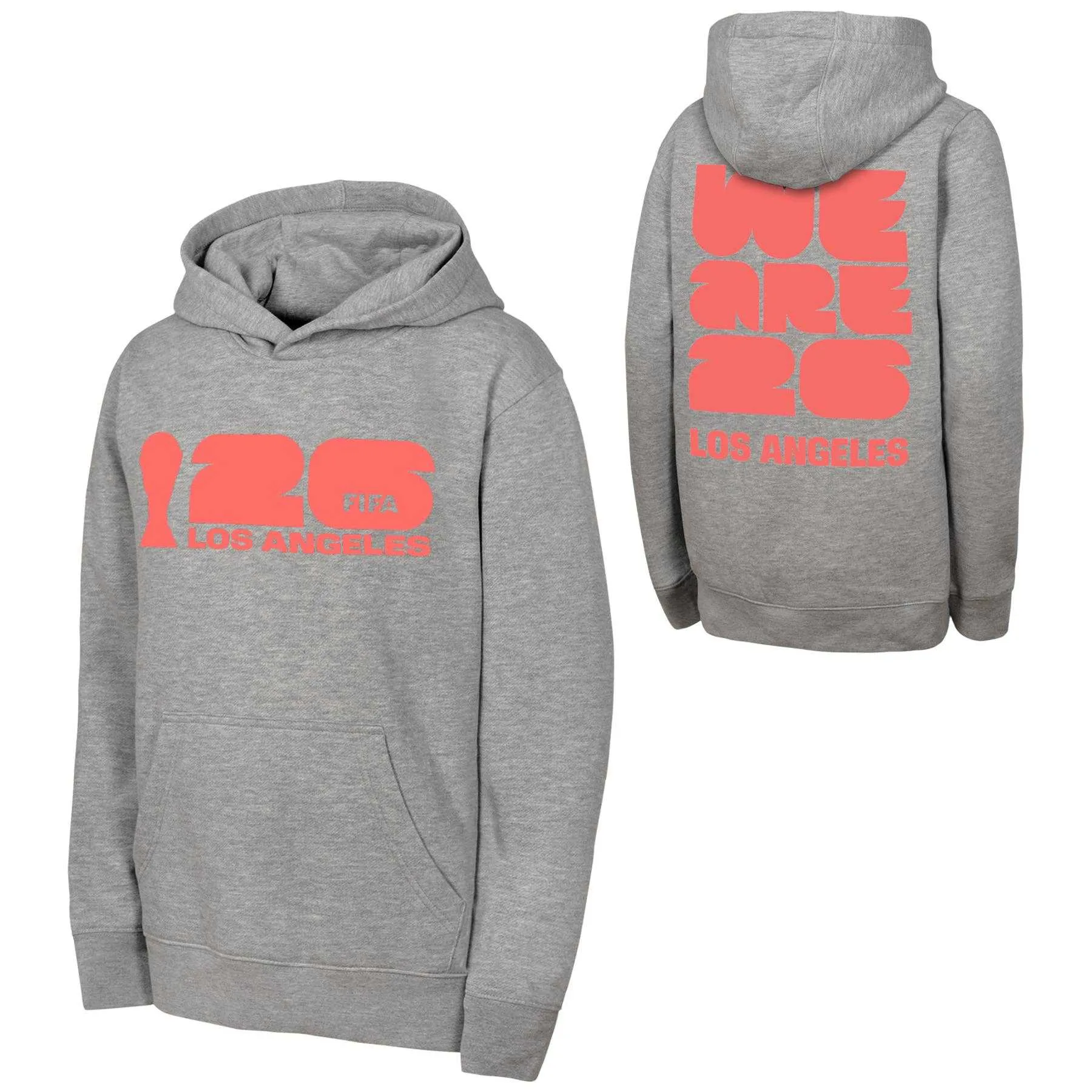 2026 World Cup Los Angeles Grey Hoodie - Unisex - Image 3