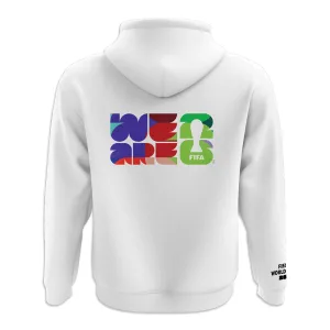 Alternative view of 2026 World Cup Pattern White Hoodie - Unisex