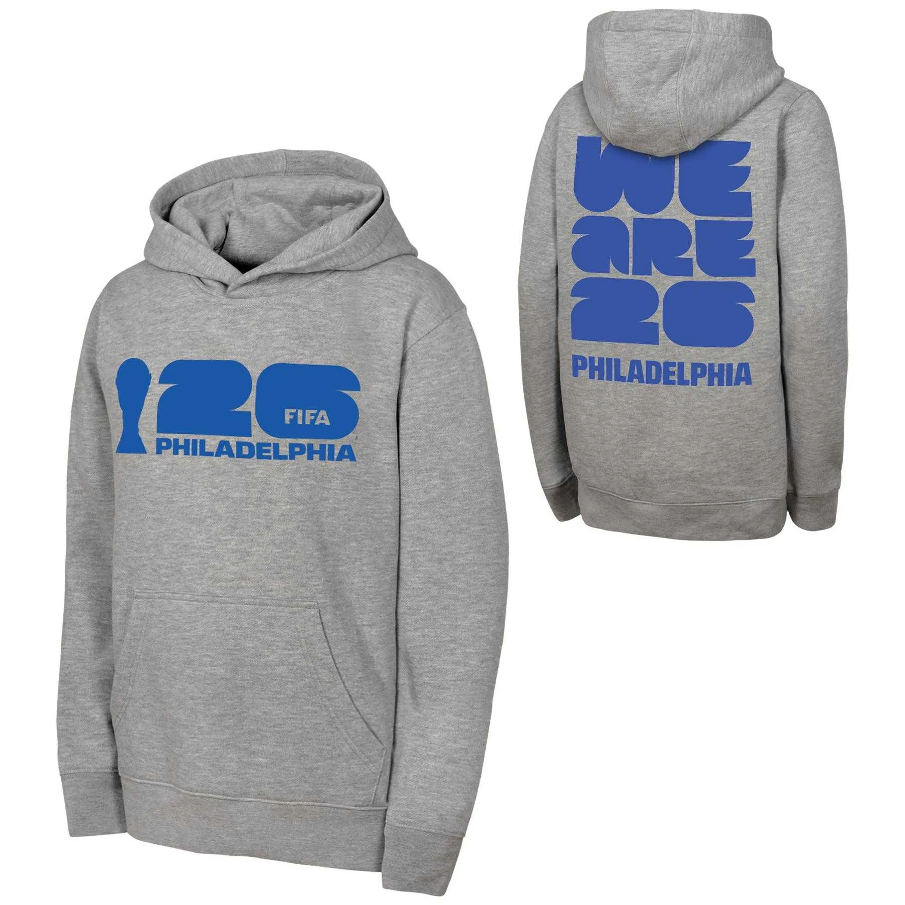 2026 World Cup Philadelphia Grey Hoodie - Unisex - Image 2