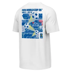 Alternative view of 2026 World Cup Philadelphia Poster White T-Shirt - Unisex