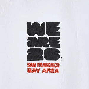 Alternative view of 2026 World Cup San Francisco Bay Area White T-Shirt - Unisex