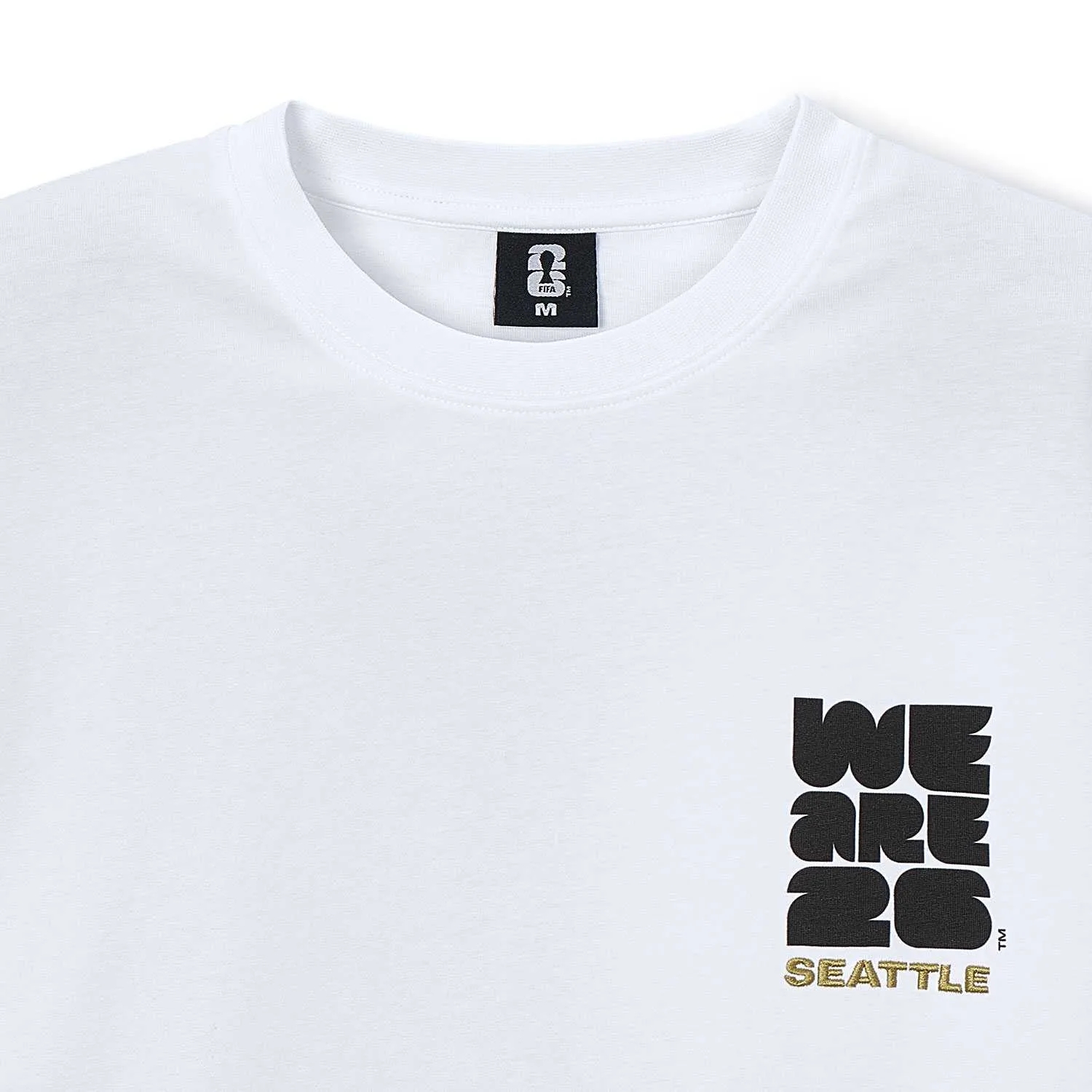 2026 World Cup Seattle White T-Shirt - Unisex - Image 3