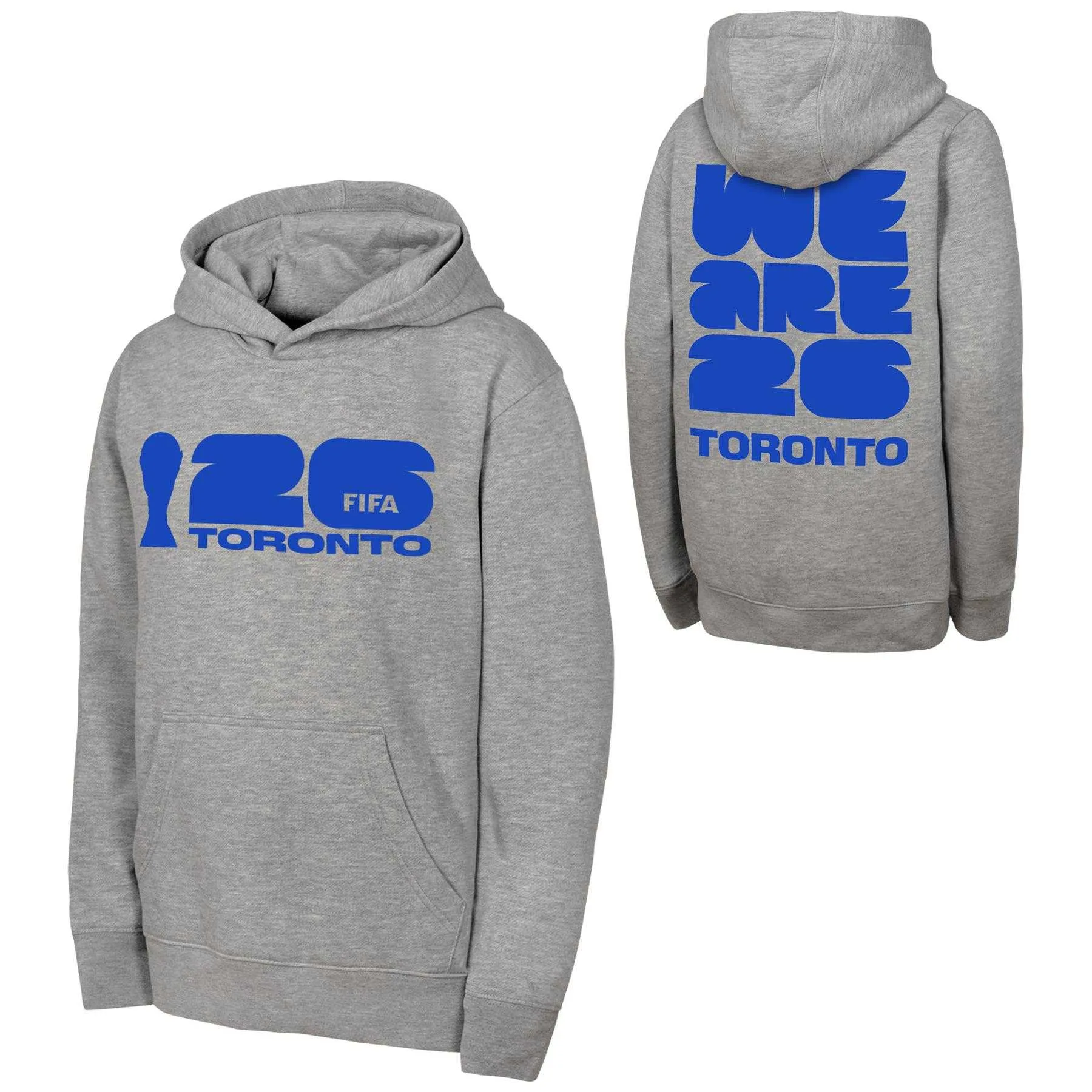 2026 World Cup Toronto Grey Hoodie - Unisex - Image 2