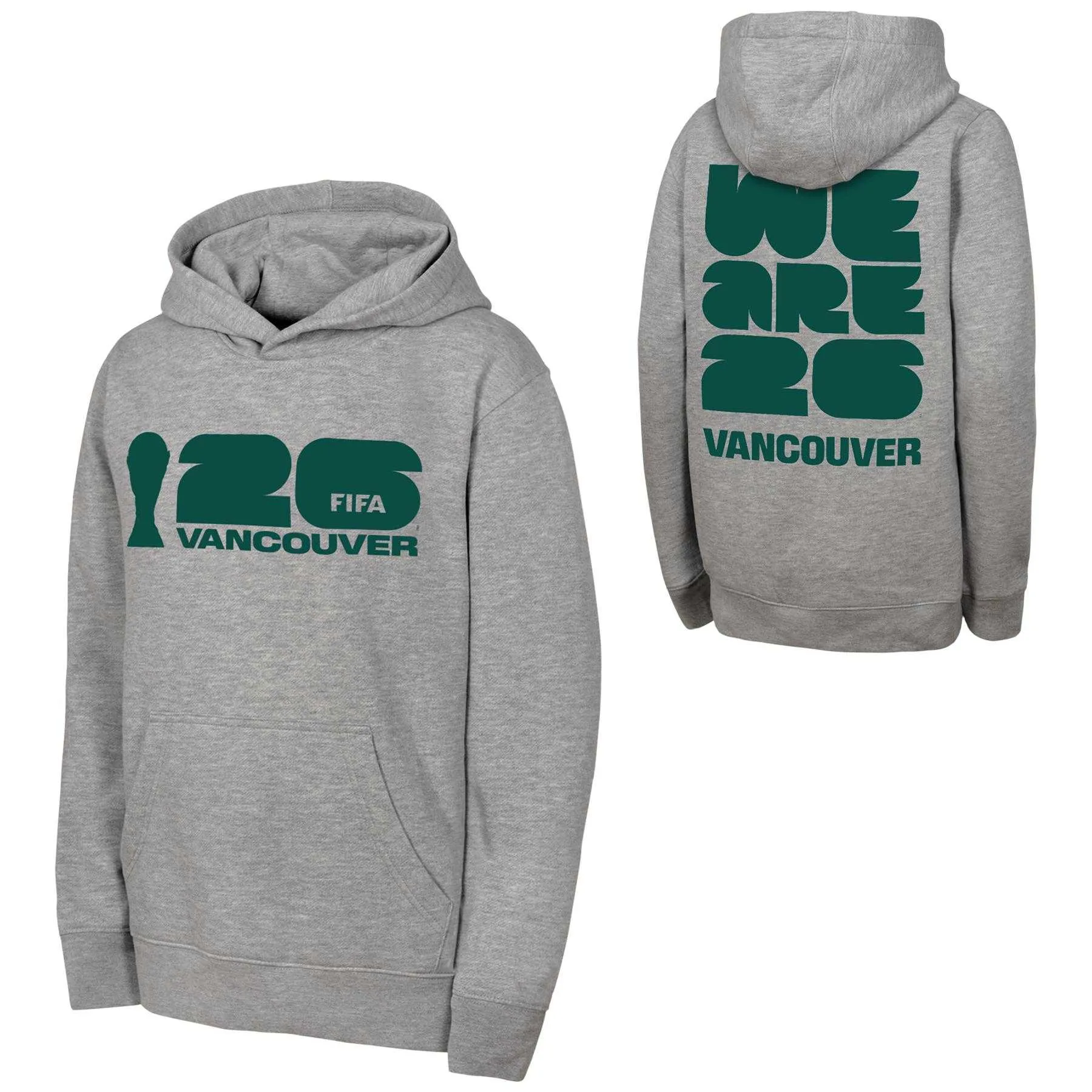 2026 World Cup Vancouver Grey Hoodie - Unisex - Image 3
