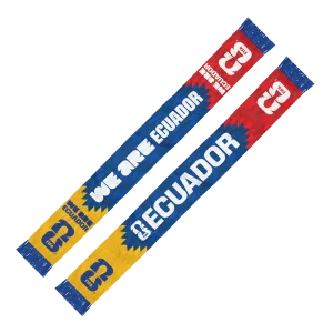 Alternative view of 2026 World Cup We Are Ecuador Scarf