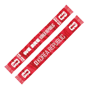 Alternative view of 2026 World Cup We Are Korea Republic Scarf