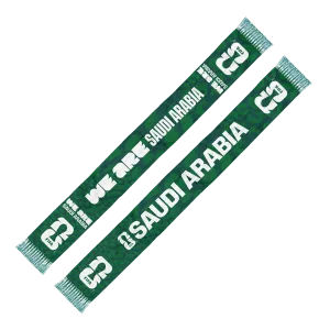 Alternative view of 2026 World Cup We Are Saudi Arabia Scarf