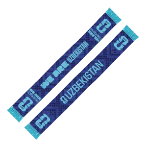 Alternative view of 2026 World Cup We Are Uzbekistan Scarf