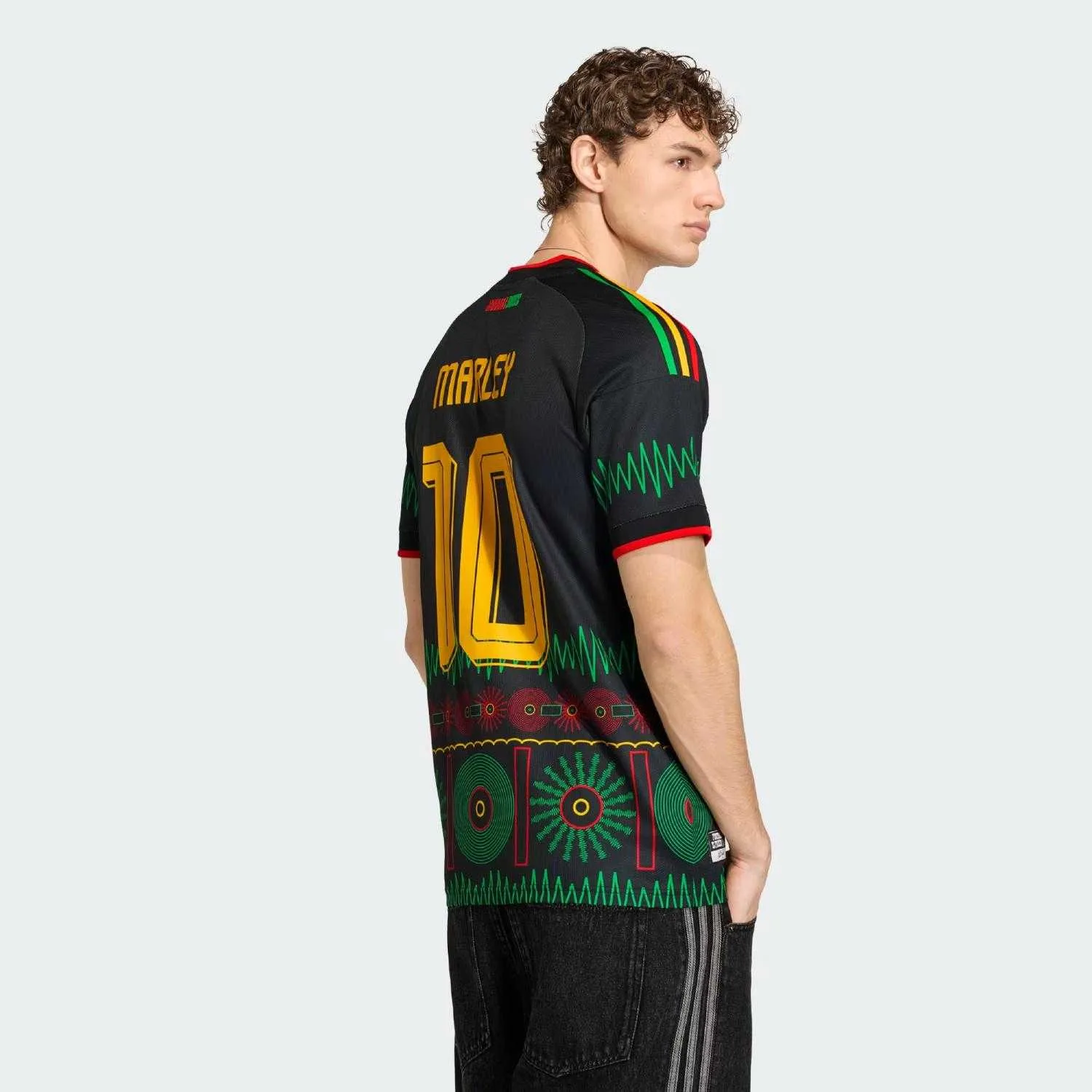 Adidas Jamaica 26 Away Marley 10 Jersey - Image 5