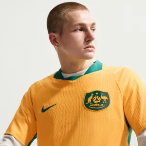 Alternative view of Australia 2026 Match Home Men's Nike Aero-FIT Soccer Authentic Jersey