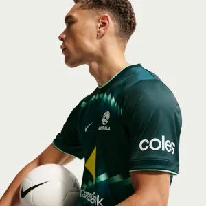 Alternative view of Australia Academy Pro Men's Nike Dri-FIT Soccer Pre-Match Short-Sleeve Top