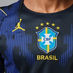 Alternative view of Brazil 2026 Stadium Away Men's Jordan Dri-FIT Soccer Replica Jersey