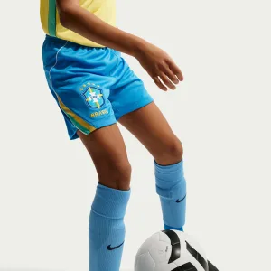 Alternative view of Brazil 2026 Stadium Home Big Kids' Nike Dri-FIT Soccer Replica Shorts