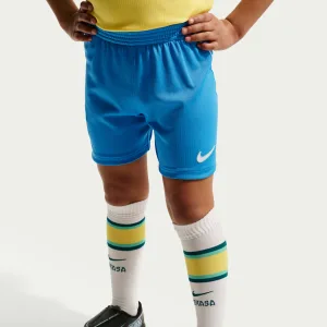 Alternative view of Brazil 2026 Stadium Home Little Kids' Nike Soccer Replica 3-Piece Kit