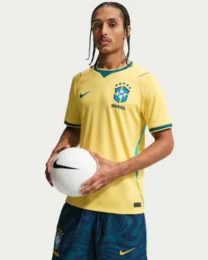 Excellently Quick-Drying Brazil 2026 Men's Nike Dri-FIT Replica Soccer Jersey - Official Team Apparel