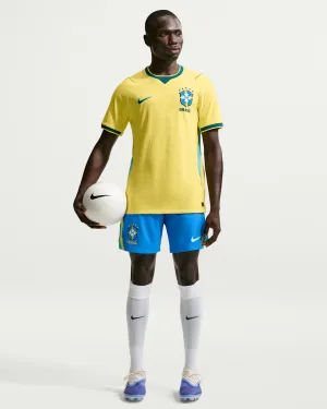 Superbly Authentic Brazil 2026 Men's Nike Aero-FIT Authentic Soccer Jersey - High-Performance Sports Wear