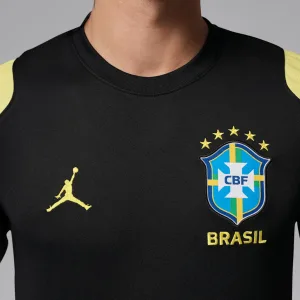 Alternative view of Brazil Academy Pro Men's Jordan Dri-FIT Soccer Short-Sleeve Knit Top