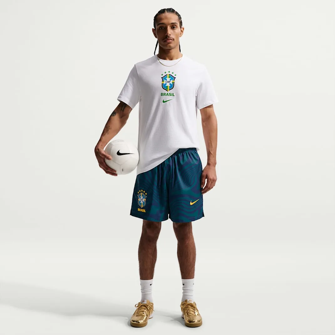 Brazil Club Men's Nike Soccer Flow Shorts - Image 6