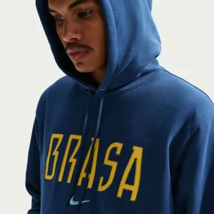 Alternative view of Brazil Club Men's Nike Soccer French Terry Pullover Hoodie