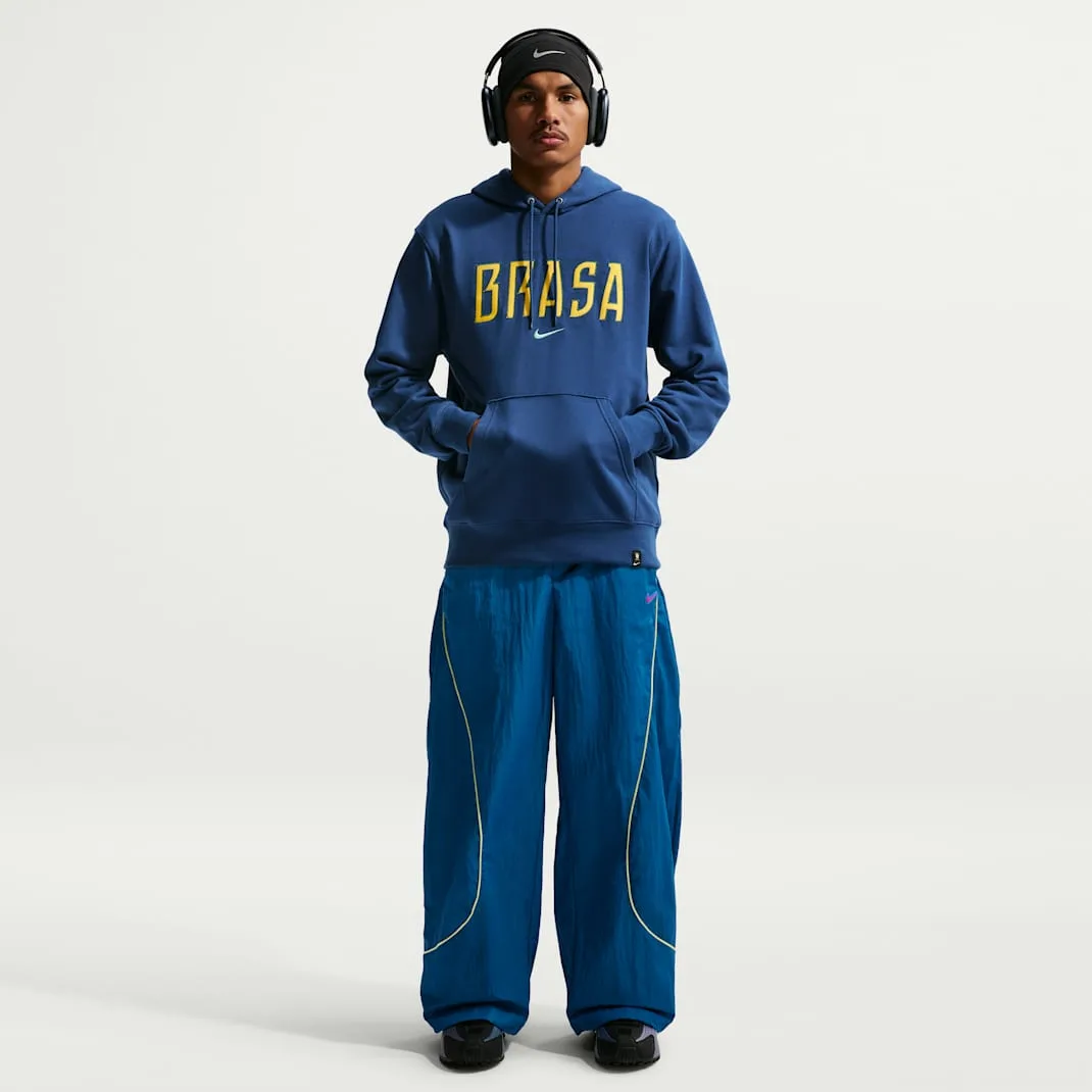 Brazil Club Men's Nike Soccer French Terry Pullover Hoodie - Image 4