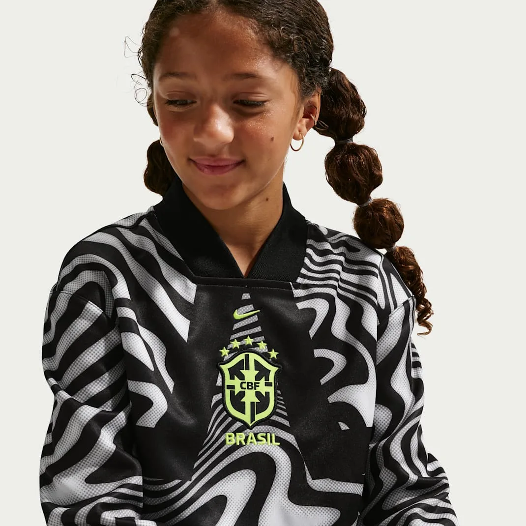 Brazil Hollywood Keeper Big Kids' Nike Dri-FIT Soccer Jersey - Image 5