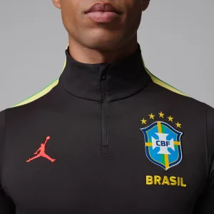 Alternative view of Brazil Strike Men's Jordan Dri-FIT Soccer Knit Drill Top
