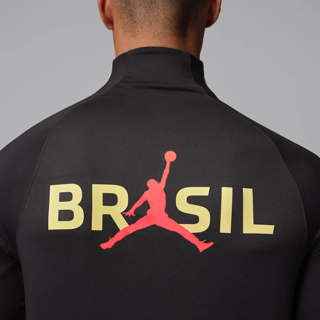 Brazil Strike Men's Jordan Dri-FIT Soccer Knit Drill Top - Image 3