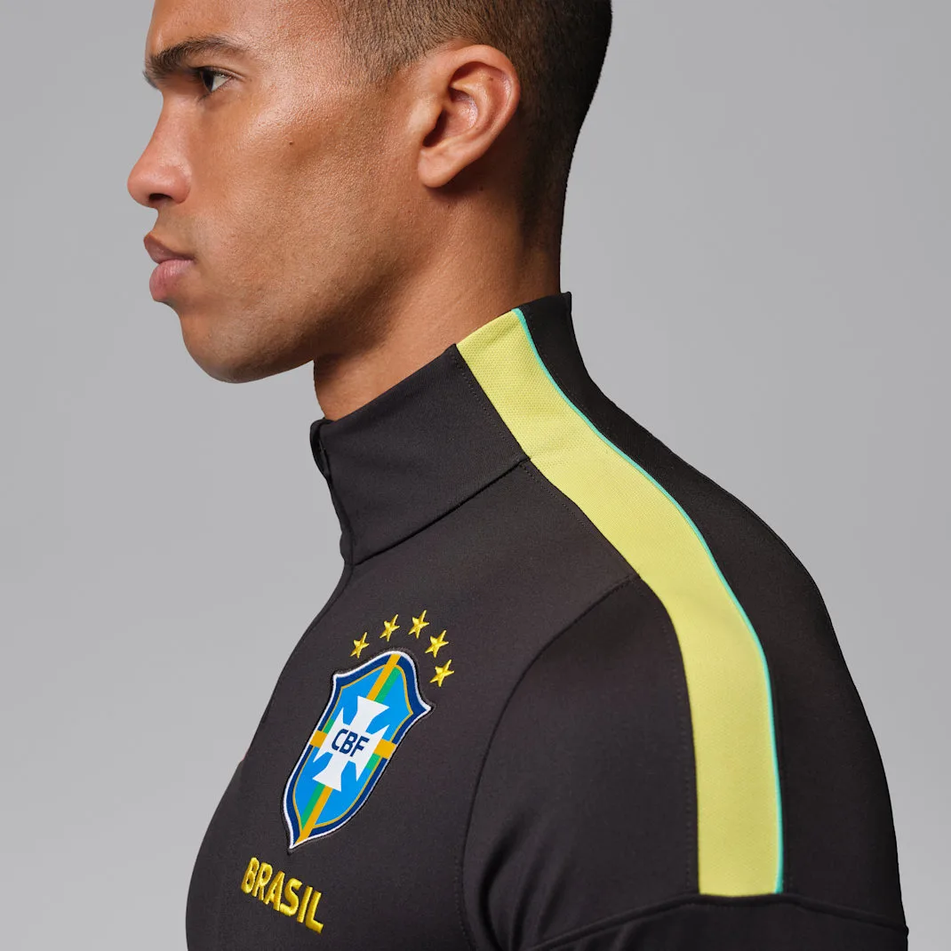 Brazil Strike Men's Jordan Dri-FIT Soccer Knit Drill Top - Image 4