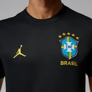 Alternative view of Brazil Strike Men's Jordan Dri-FIT Soccer Short-Sleeve Knit Top