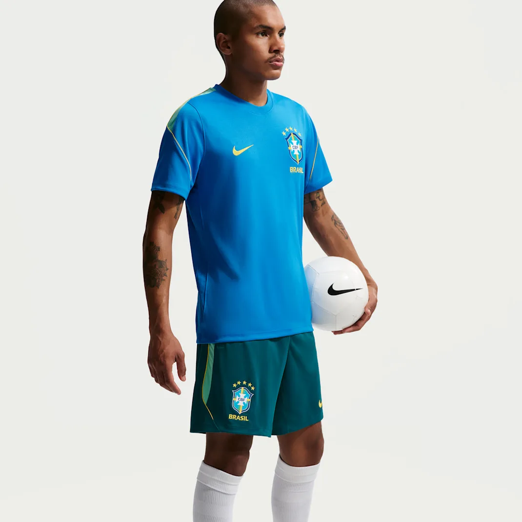 Brazil Strike Men's Nike Dri-FIT Soccer Knit Shorts - Image 4