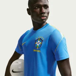 Alternative view of Brazil Strike Men's Nike Soccer Dri-FIT Short-Sleeve Top