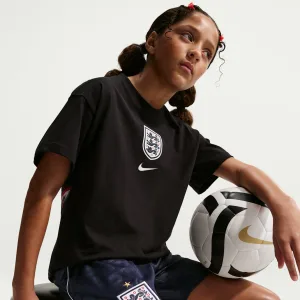 Alternative view of England 2026 Stadium Away Big Kids' Nike Soccer Dri-FIT Replica Shorts