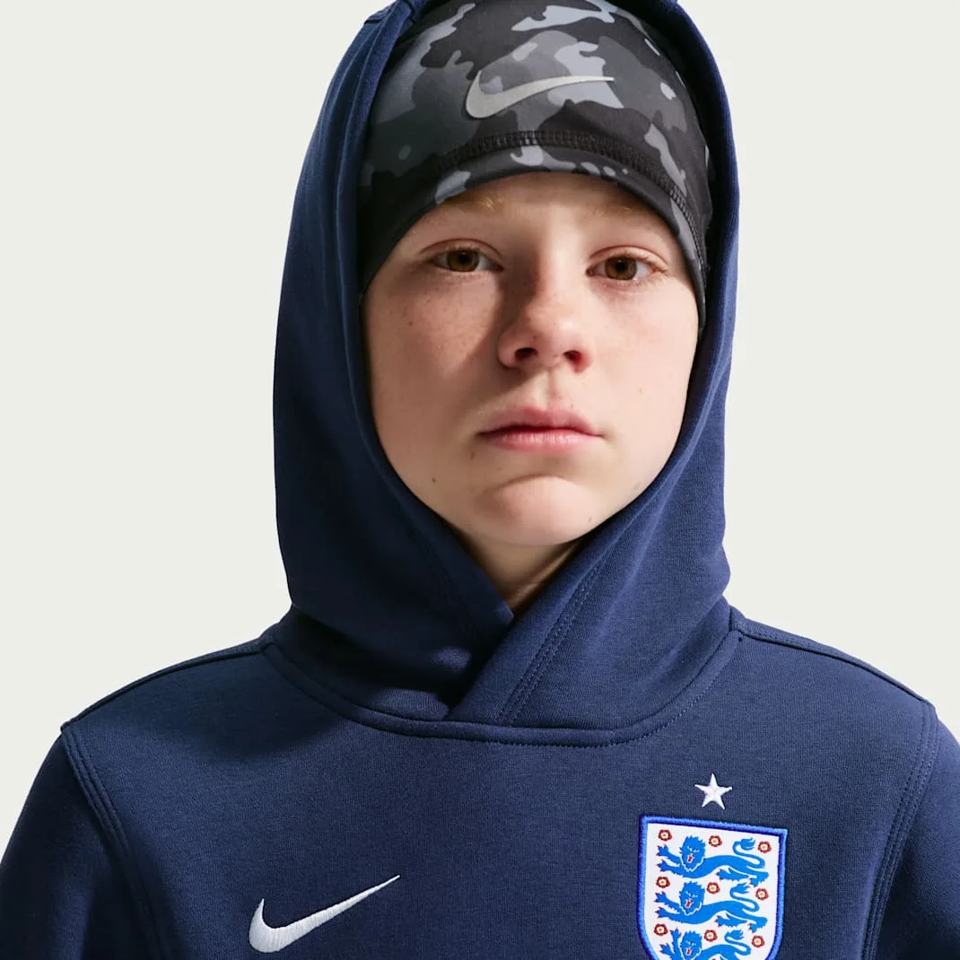 England Club Big Kids' (Boys') Nike Soccer Pullover Hoodie - Image 5