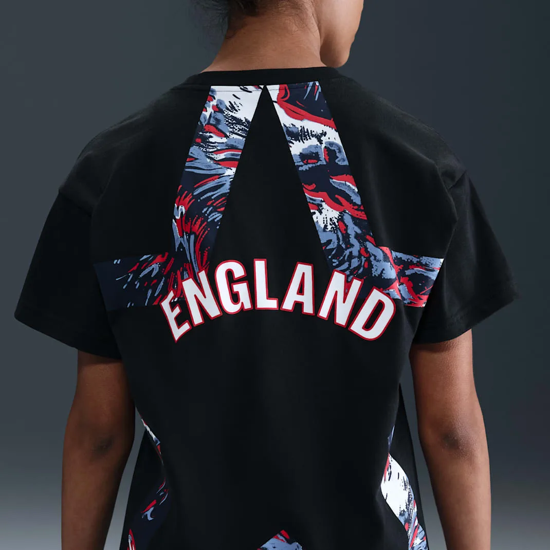 England Premium Goalkeeper Big Kids' Nike Soccer T-Shirt - Image 3