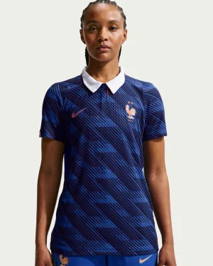 Exceptionally Reliable FFF 2026 Women's Nike Aero-FIT Authentic Soccer Jersey - High-Performance Sports Wear