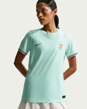 Officially Top-Grade FFF 2026 Women's Nike Dri-FIT Replica Soccer Jersey - Official Team Apparel