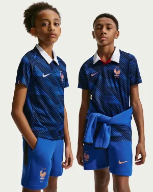 Authentically Excellent FFF 2026 Unisex Nike Dri-FIT Replica Soccer Jersey - Official Team Apparel