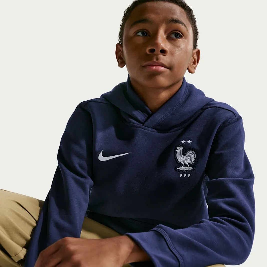 FFF Club Big Kids' (Boys') Nike Soccer Pullover Hoodie - Image 5