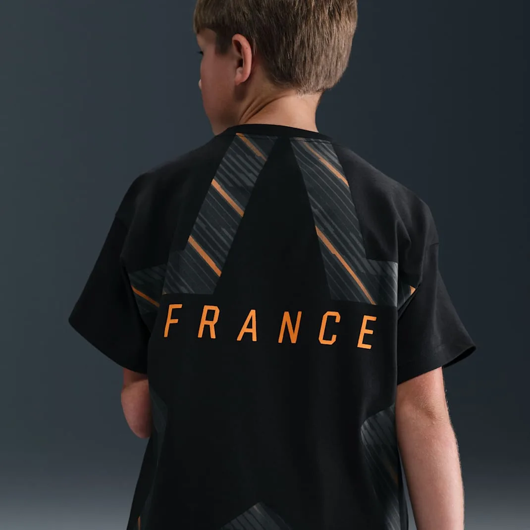 FFF Premium Goalkeeper Big Kids' Nike Soccer T-Shirt - Image 3