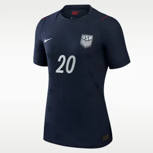 Alternative view of Folarin Balogun USMNT 2026 Match Away Women's Nike Dri-FIT ADV Soccer Jersey