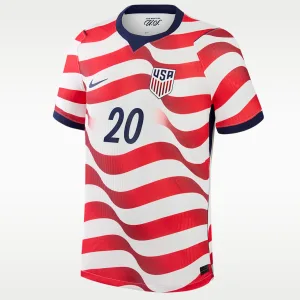 Alternative view of Folarin Balogun USMNT 2026 Match Home Men's Nike Dri-FIT ADV Soccer Jersey