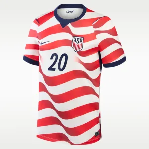 Alternative view of Folarin Balogun USMNT 2026 Stadium Home Men's Nike Dri-FIT Soccer Jersey