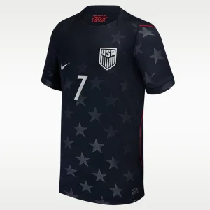 Alternative view of Giovanni Reyna USMNT 2026 Stadium Away Big Kids' Nike Dri-FIT Soccer Jersey